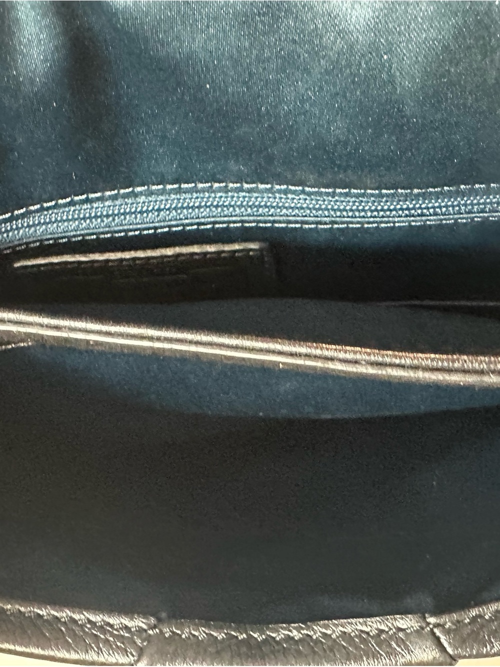 Coach Black Leather Python-Embossed Madison Flap Satchel - Picture 7 of 12